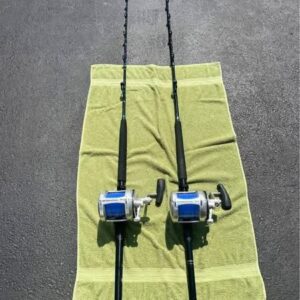 Custom 6’2” Kevin Bogan Calstar Bent‑Butt Rod + New Penn International 70VIS Wide